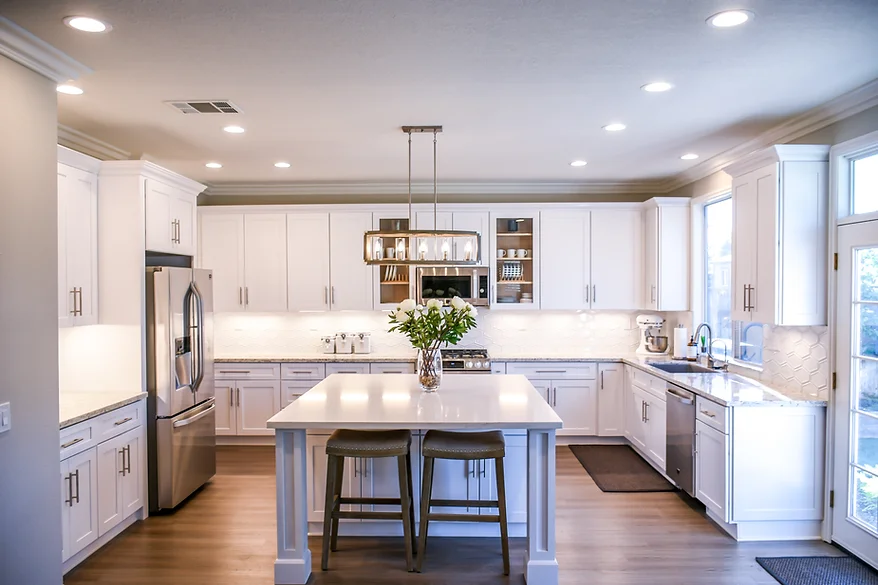 Stylish kitchen featuring bold ideas for mixing metals in interior design.